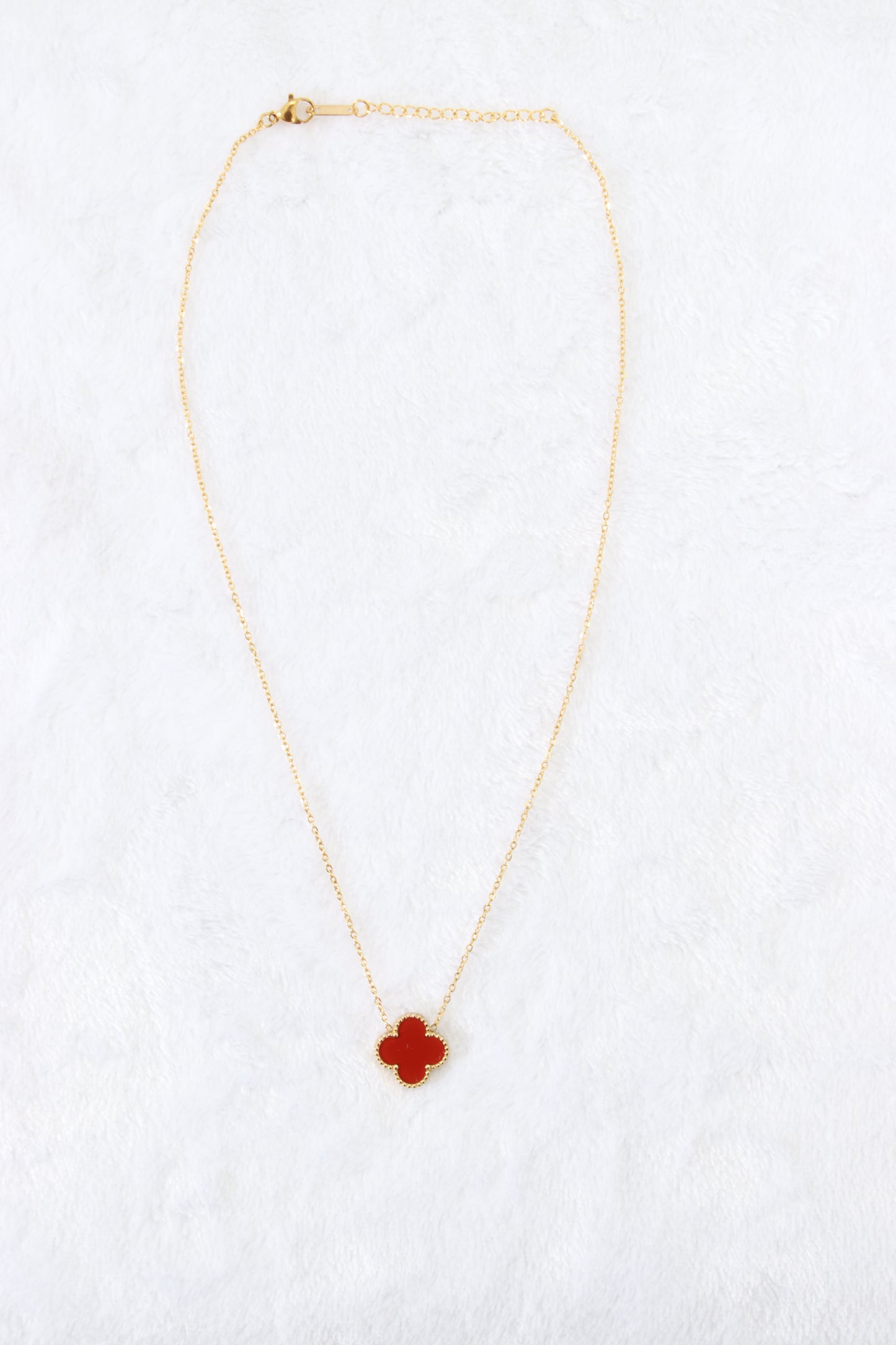 Lucky Clover Necklace, 18K Gold Plated - VCA Inspired Design
