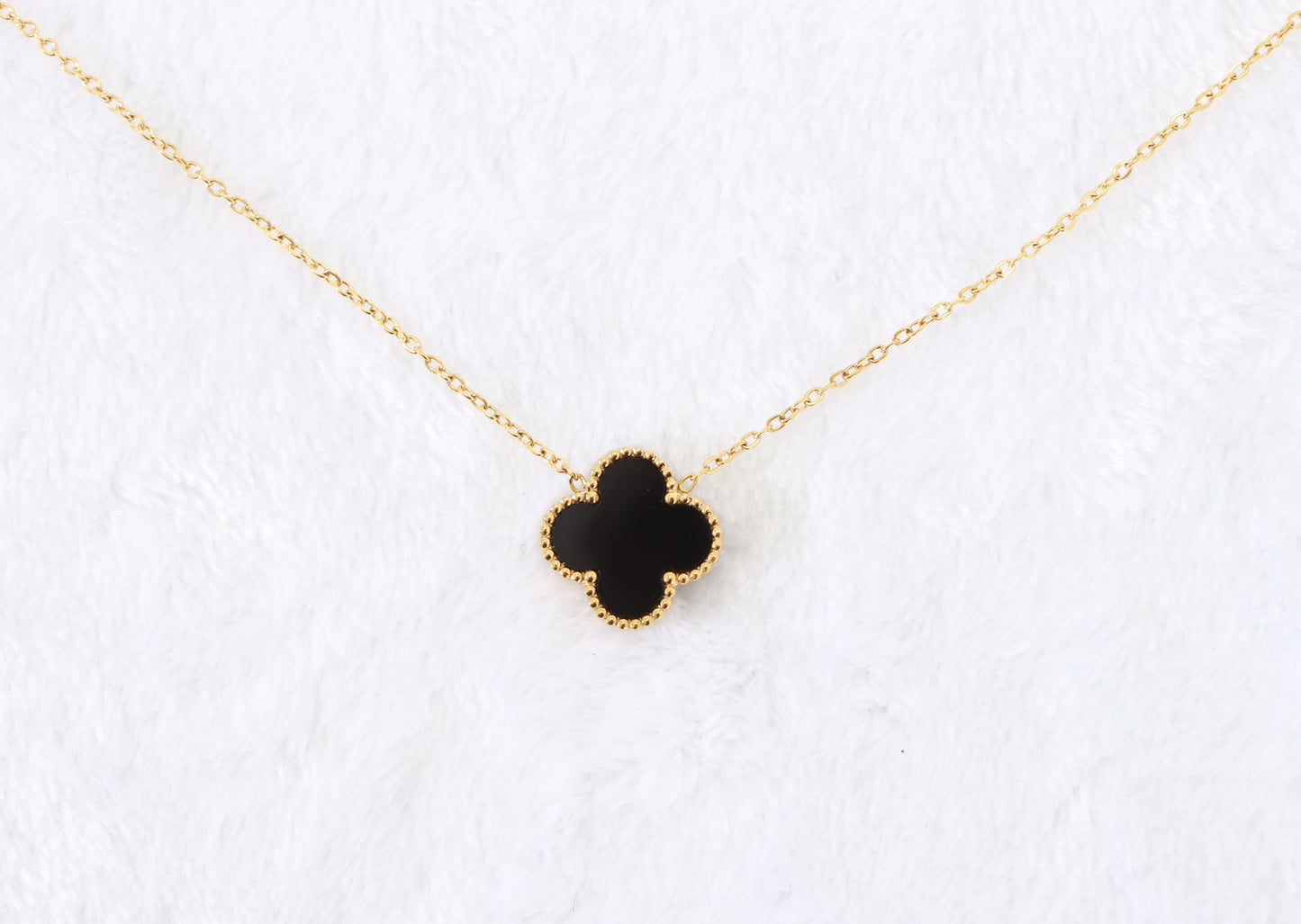 Lucky Clover Necklace, 18K Gold Plated - VCA Inspired Design